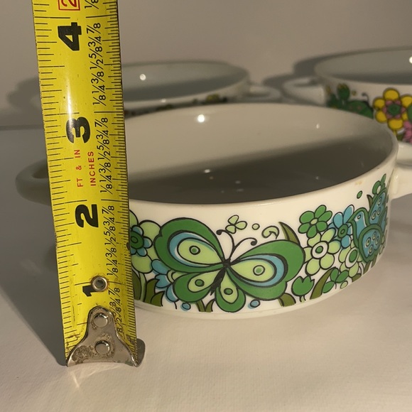 3 MCM Serving Bowls with Colorful; Buttefly,Floral. Lady bug. Sunflower Designs! - Picture 8 of 16